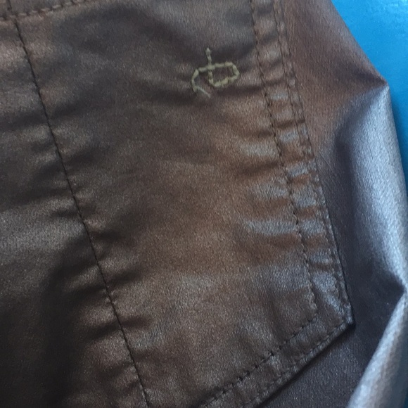 (EUC) Rag & Bone The Legging coated metallic jean - Picture 10 of 10